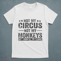 Not My Circus Not My Monkeys But I Know All The Clowns T-Shirt thumb 5