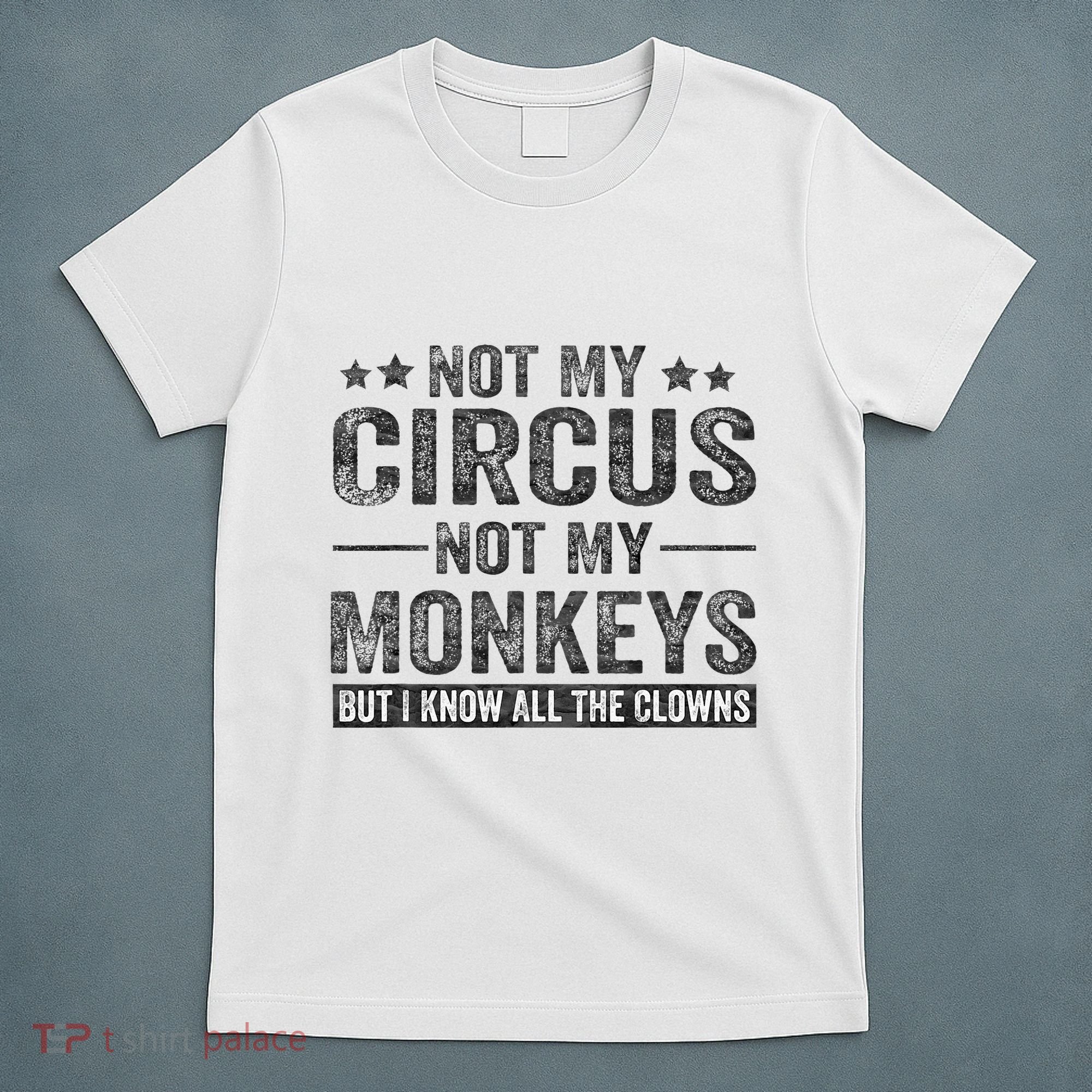 Not My Circus Not My Monkeys But I Know All The Clowns T-Shirt