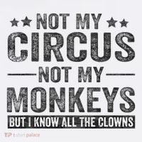 Not My Circus Not My Monkeys But I Know All The Clowns Mousepad thumb 1