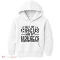 Not My Circus Not My Monkeys But I Know All The Clowns Kids Hoodie thumb 0