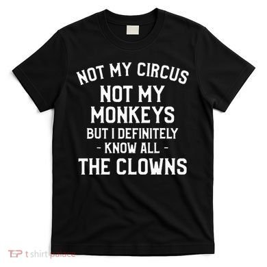 Not My Circus Not My Monkeys But I Definitely Know Nanny T-Shirt