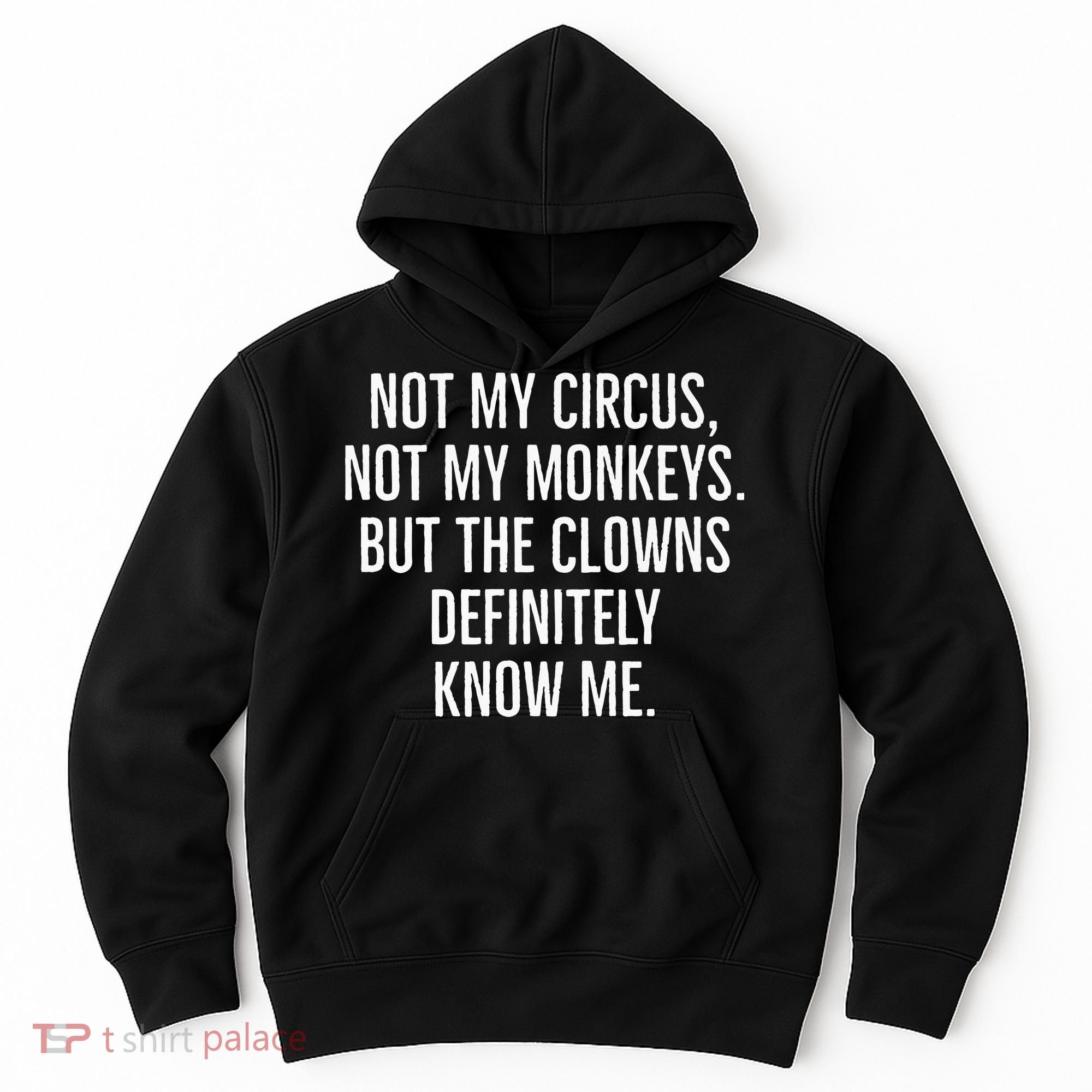 Not My Circus Not My Monkeys But The Clowns Definitely Know Hoodie