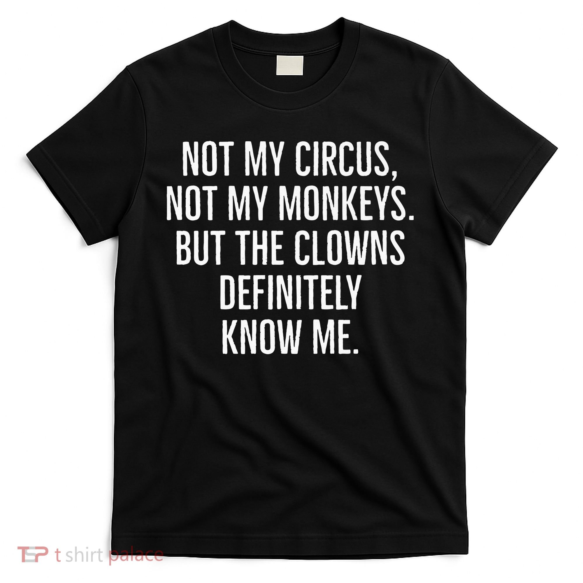Not My Circus Not My Monkeys But The Clowns Definitely Know T-Shirt