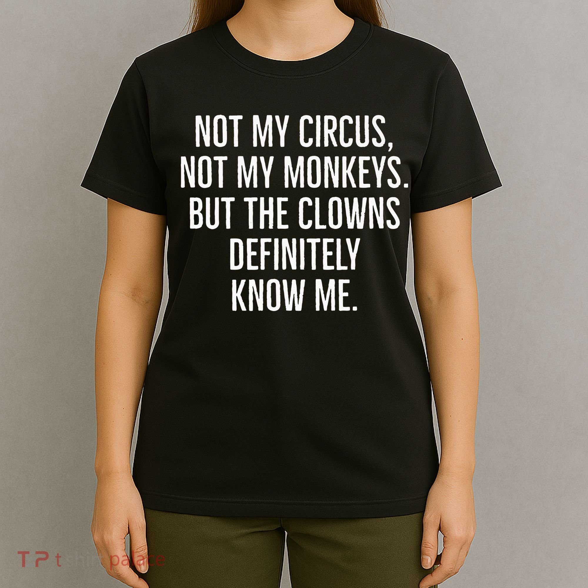 Not My Circus Not My Monkeys But The Clowns Definitely Know T-Shirt