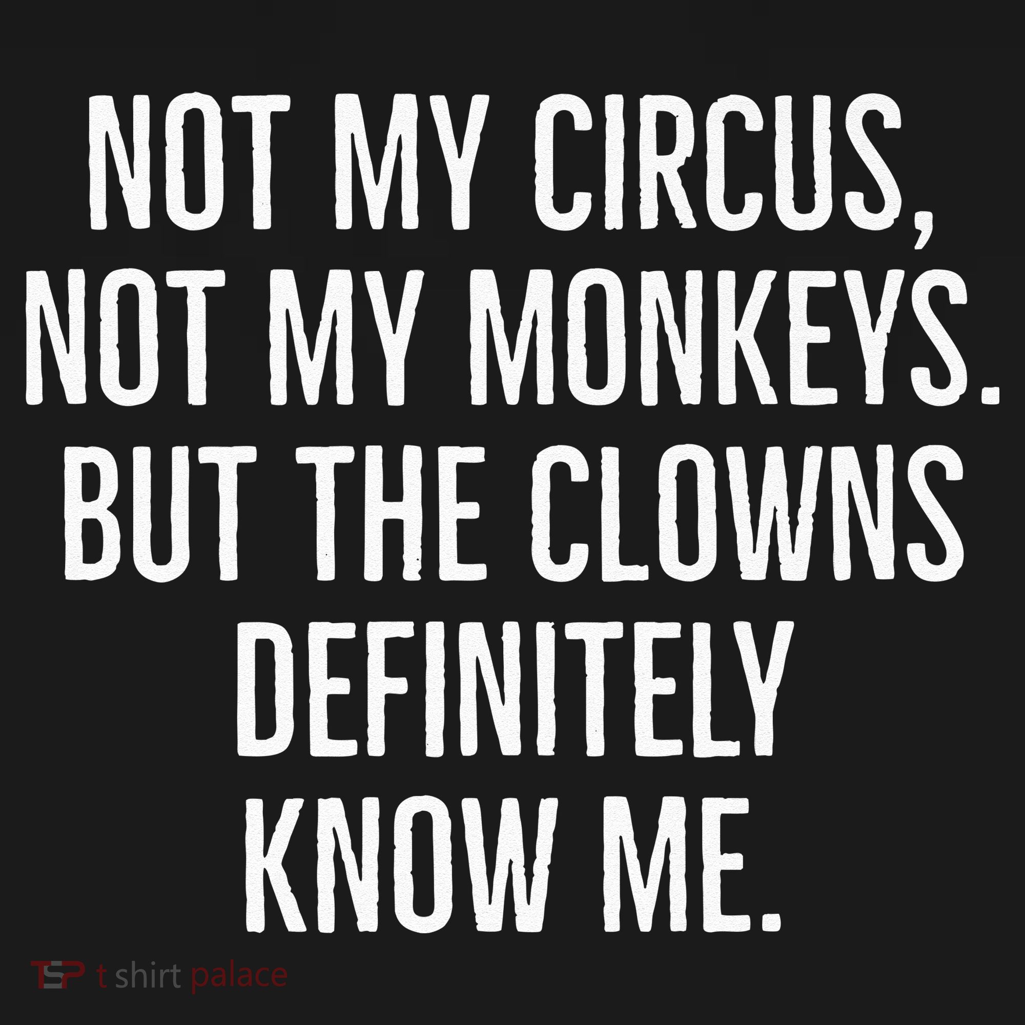 Not My Circus Not My Monkeys But The Clowns Definitely Know Women's Hoodie