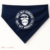 Not My Circus Not My Monkeys USA-Made Doggie Bandana thumb 0