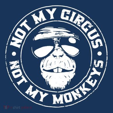 Not My Circus Not My Monkeys Premium T-Shirt