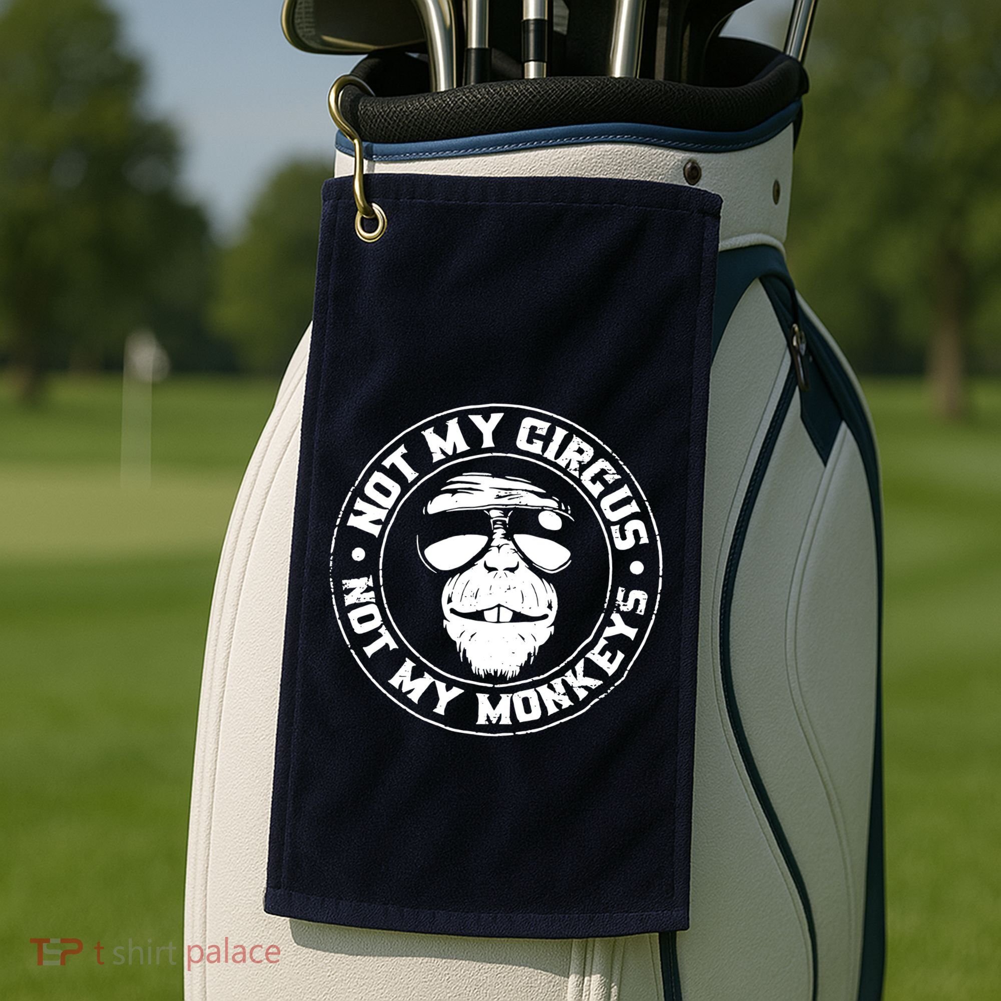 Not My Circus Not My Monkeys Golf Towel