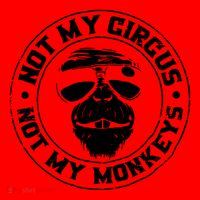 Not My Circus Not My Monkeys Santa Hat thumb 1