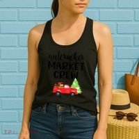Nutcracker Market Crew Matching Christmas Shopping Women's Tank Top thumb 2