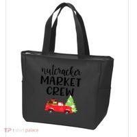 Nutcracker Market Crew Matching Christmas Shopping Tote Bag thumb 3