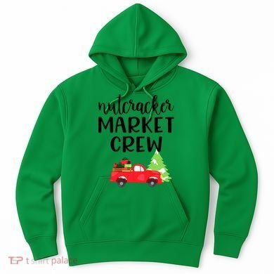 Nutcracker Market Crew Matching Christmas Shopping Hoodie