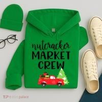 Nutcracker Market Crew Matching Christmas Shopping Hoodie thumb 4