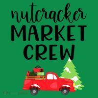 Nutcracker Market Crew Matching Christmas Shopping Long Sleeve Shirt thumb 2
