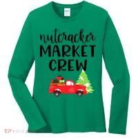 Nutcracker Market Crew Matching Christmas Shopping Women's Long Sleeve Shirt thumb 0