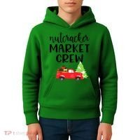 Nutcracker Market Crew Matching Christmas Shopping Kids Hoodie thumb 4
