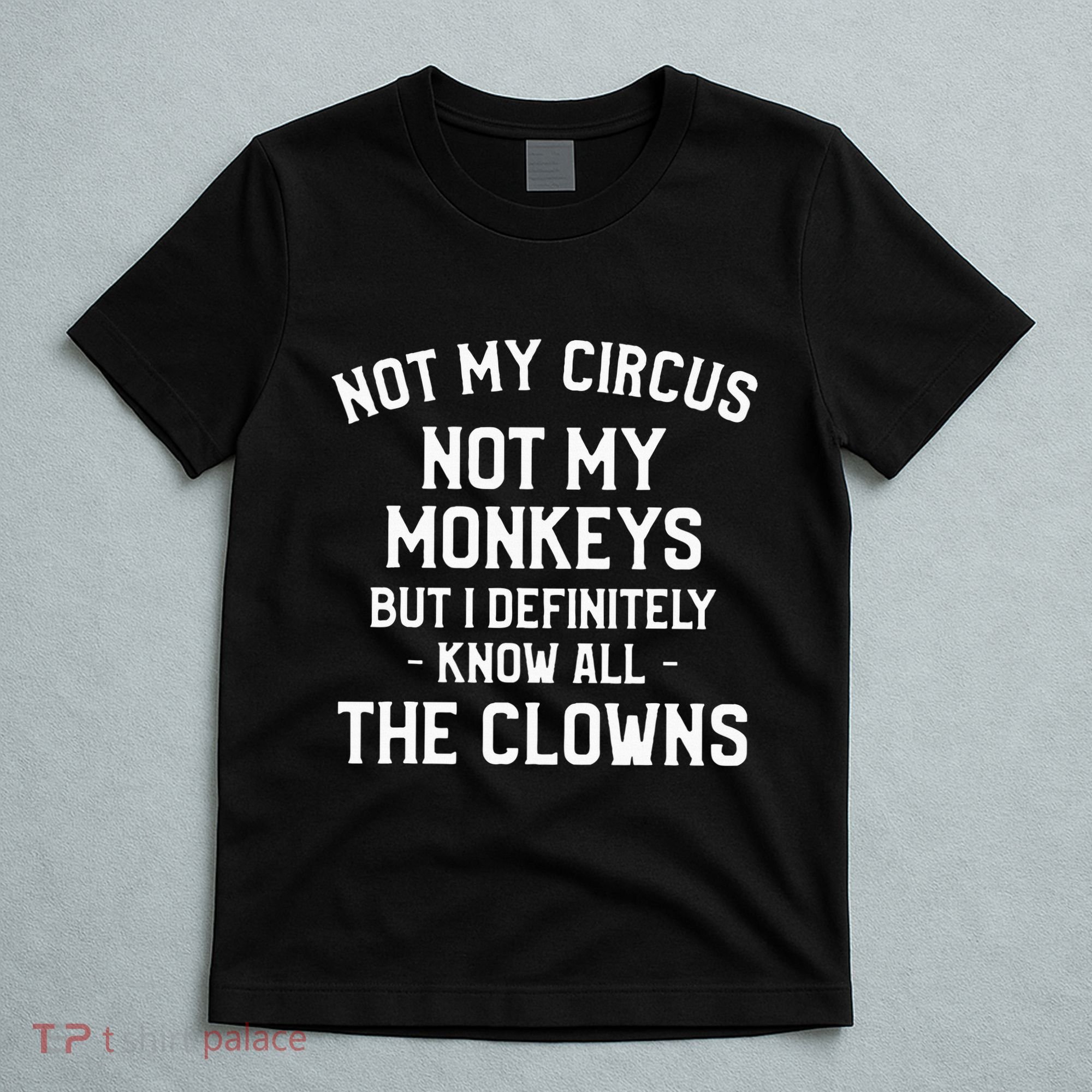 Not My Circus Not My Monkeys But I Definitely Know Nanny T-Shirt