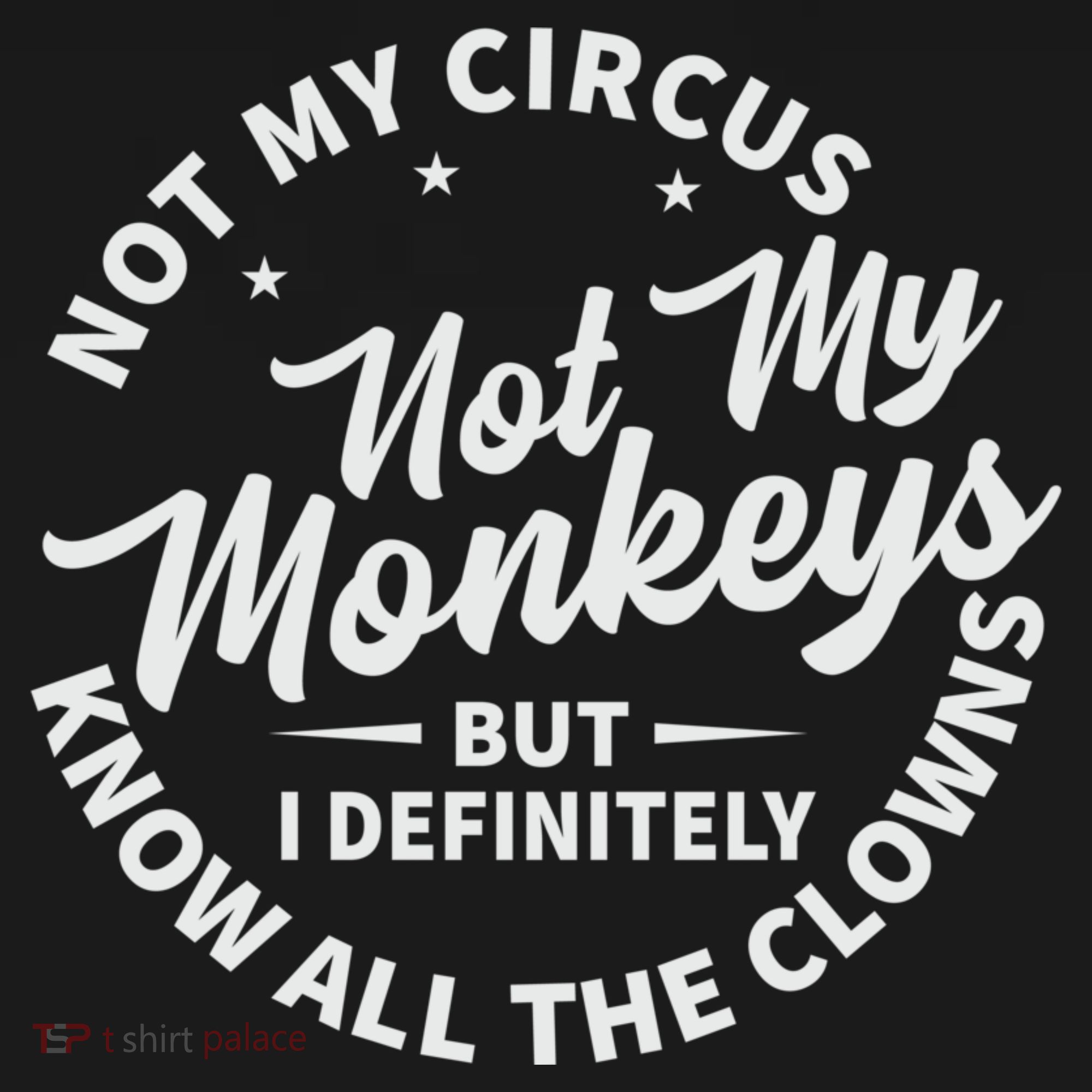 Not My Circus Not My Monkeys But I Definitely Know All The Clowns Funny Saying Women's Tank Top