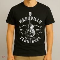 Nashville Music City Usa Gift Funny Vintage Gift T-Shirt thumb 3