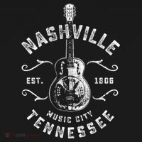 Nashville Music City Usa Gift Funny Vintage Gift T-Shirt thumb 7