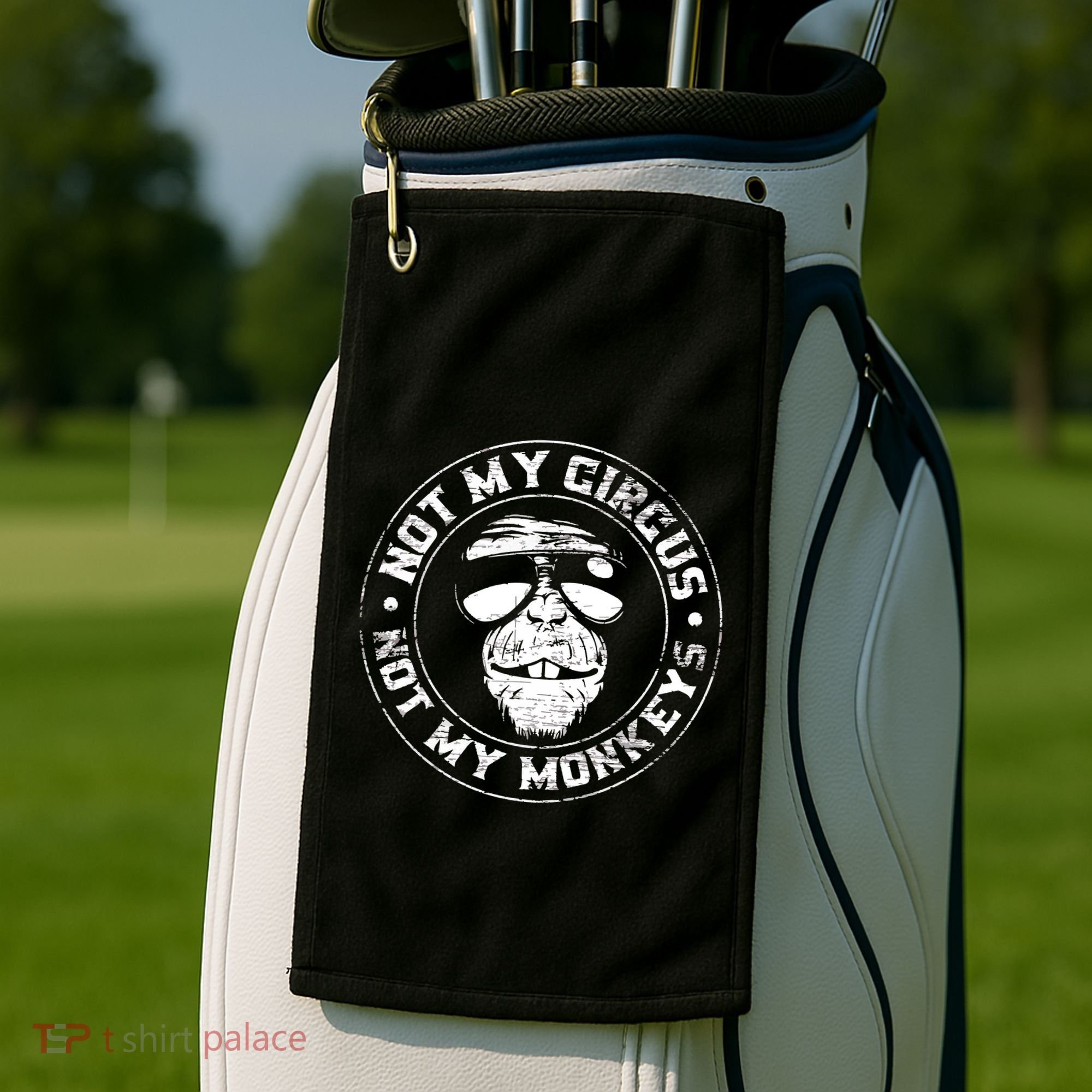 Not My Circus Not My Monkeys Golf Towel