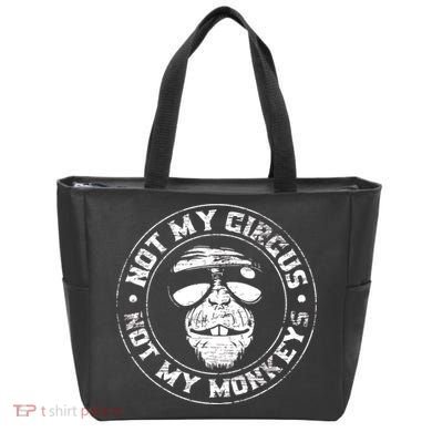Not My Circus Not My Monkeys Tote Bag