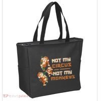 Not My Circus Not My Monkeys Tote Bag thumb 2