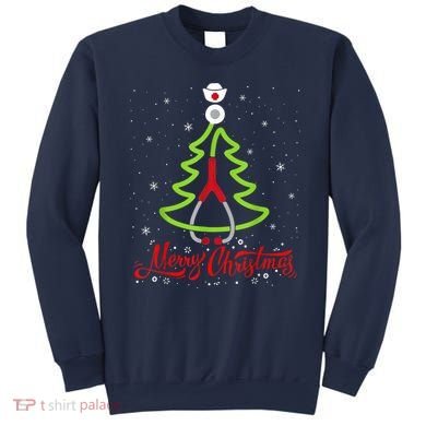 Nurse Merry Christmas Tree Stethoscope Xmas Nurse Christmas Sweatshirt