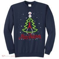 Nurse Merry Christmas Tree Stethoscope Xmas Nurse Christmas Sweatshirt thumb 0