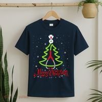 Nurse Merry Christmas Tree Stethoscope Xmas Nurse Christmas T-Shirt thumb 2