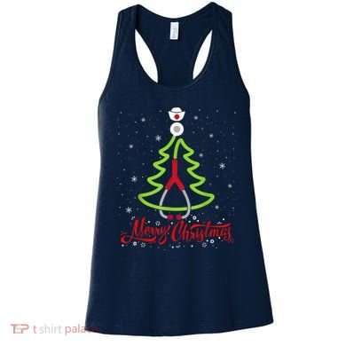 Nurse Merry Christmas Tree Stethoscope Xmas Nurse Christmas Women's Tank Top