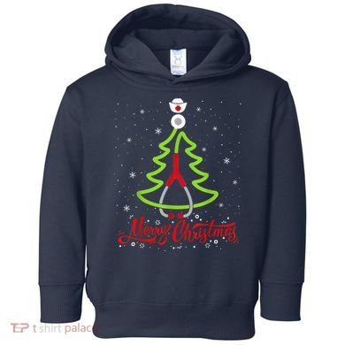 Nurse Merry Christmas Tree Stethoscope Xmas Nurse Christmas Toddler Hoodie