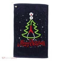 Nurse Merry Christmas Tree Stethoscope Xmas Nurse Christmas Golf Towel thumb 0