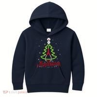 Nurse Merry Christmas Tree Stethoscope Xmas Nurse Christmas Kids Hoodie thumb 0