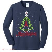 Nurse Merry Christmas Tree Stethoscope Xmas Nurse Christmas Kids Long Sleeve Shirt thumb 0