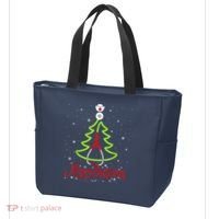 Nurse Merry Christmas Tree Stethoscope Xmas Nurse Christmas Tote Bag thumb 3
