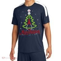 Nurse Merry Christmas Tree Stethoscope Xmas Nurse Christmas Sport-Tek Competitor United Soccer Jersey thumb 0