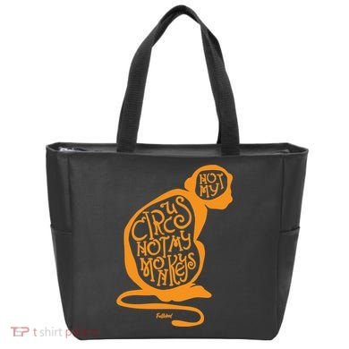Not My Circus Not My Monkeys Tote Bag