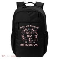 Not My Circus Not My Monkeys Backpack thumb 0