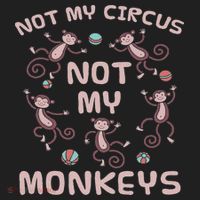 Not My Circus Not My Monkeys Tumbler thumb 3
