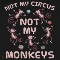Not My Circus Not My Monkeys Toddler Hoodie thumb 2