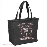 Not My Circus Not My Monkeys Tote Bag thumb 2