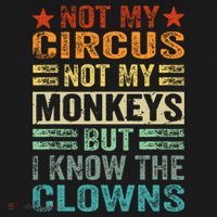 Not My Circus Not My Monkeys But I Know The Clowns Coaster thumb 2