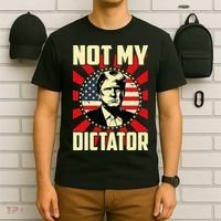 Not My Dictator Not My President Bold Political Statement T-Shirt thumb 6