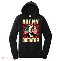 Not My Dictator Not My President Bold Political Statement Women's Hoodie thumb 0
