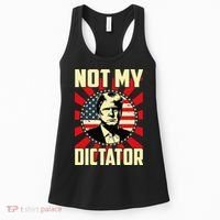 Not My Dictator Not My President Bold Political Statement Women's Tank Top thumb 0