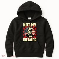 Not My Dictator Not My President Bold Political Statement Kids Hoodie thumb 0