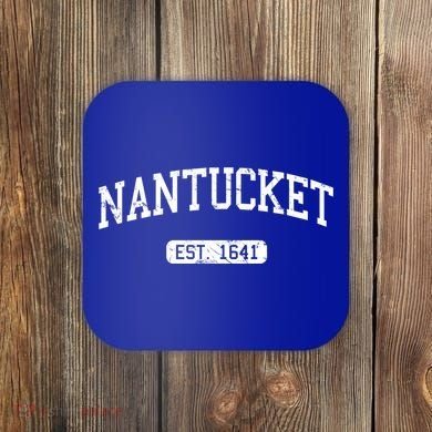 Nantucket Massachusetts Est 1641 Gift Coaster