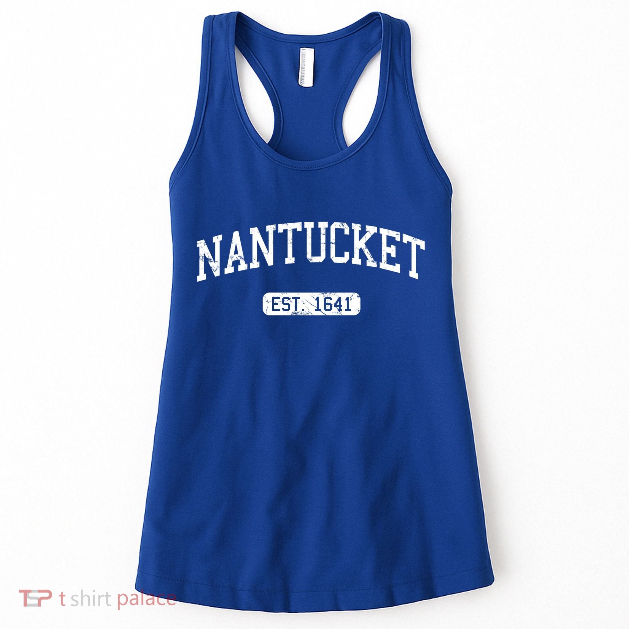 Nantucket Massachusetts Est 1641 Gift Women's Tank Top