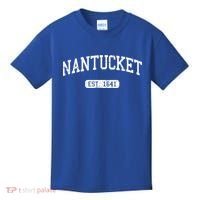 Nantucket Massachusetts Est 1641 Gift Kids T-Shirt thumb 0
